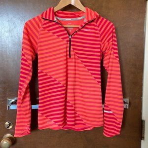 Nike Women's Quarter Zip Running Long Sleeve sz Small